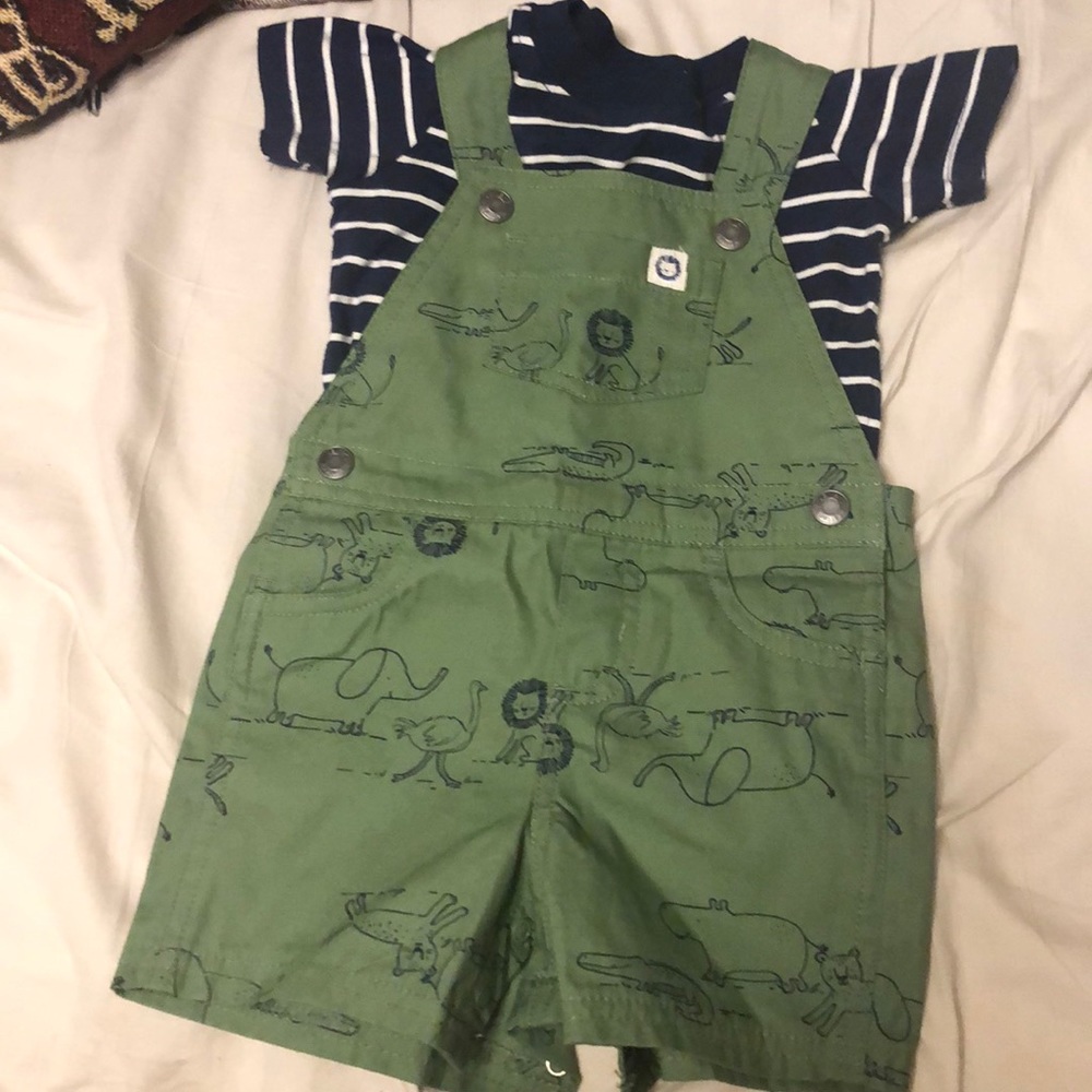 Overall set baby boy